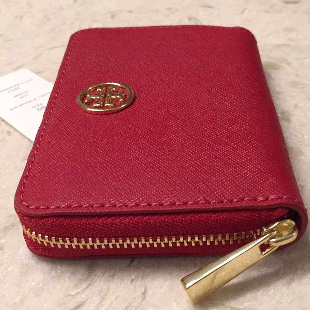 Tory Burch Robinson Zip Coin/Key Case. NWT - Picture 2 of 8